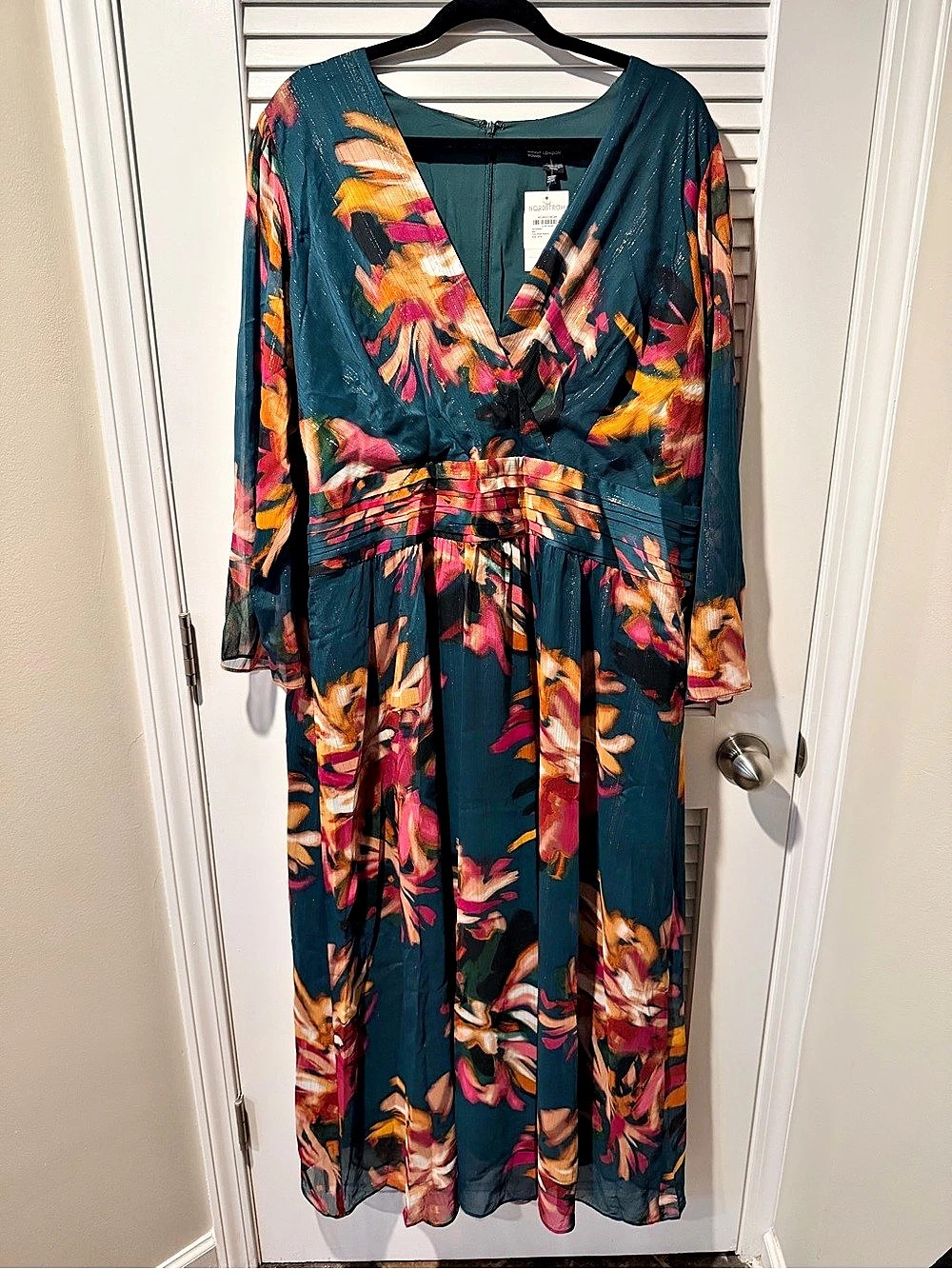 Maggy London Floral Maxi Dress